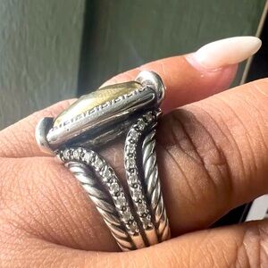 🔥DAVID YURMAN🔥 Albion Ring w/Diamonds